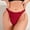 Red, variant on Aligament Intimates For Women Bow Lady Underwear Glitter Lace Low Rise Thongs Underwear Panties Panty Size XS
