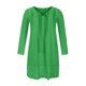 thumbnail image 4 of Vestido hasta la rodilla liso de manga tres cuartos suelto con cuello en V de algodón y lino a la moda para mujer Fridja  yut5354, 4 of 8