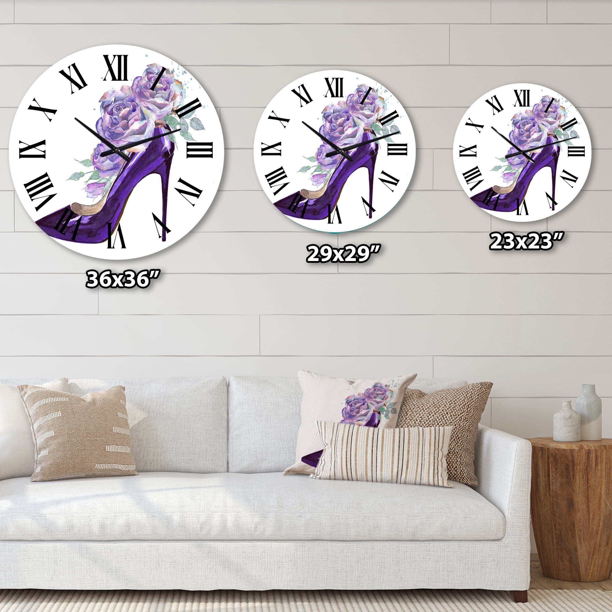 Designart 1 in Traditional Wall Clock