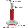 thumbnail image 2 of BIG RED T43004 Torin Aluminum Jack Stands with Locking Support Pins: 3 Ton (6,000 lb) Capacity, Red/Silver, 1 Pair, 2 of 3