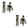 thumbnail image 4 of Mono de surf Toystoory a prueba de sol impermeable aventuras acuáticas traje de baño 3MM Coral Gris L 2Conjunto, 4 of 6