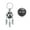 Steel/Black, variant on Dreamcatcher Pendant Keepsake Cremation Jewelry for Ashes Urn Necklace Lockets Keyring for Human Ashes Pet Ashes Human Memorial Keychain