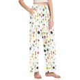 thumbnail image 2 of FORMRS Women's Pajama Pants with Pockets Soft Comfy Loungewear Sleep Bottom, Sizes S-2XL, Beige Vegetables Pattern, 2 of 8