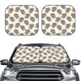 thumbnail image 2 of Easygdp 70s Disco Ball for 2 PCS Foldable Car Sun Shade Front Windshield Sun Protection Cover for Car, SUV, Truck-Small, 2 of 6