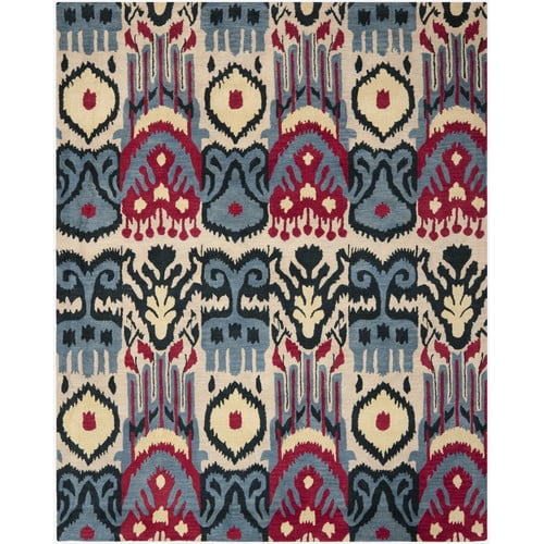Safavieh Ikat Beige & Blue Area Rug
