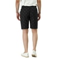 thumbnail image 3 of INSPIRE CHIC Men's Shorts Drawstring Waist Fish Pattern Beach Summer Board Shorts 34 Black, 3 of 7