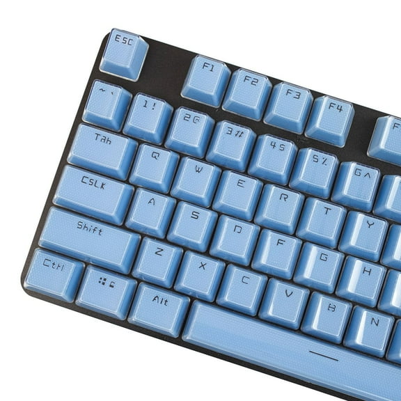 Acrylic Honeycomb Keycaps - Blue