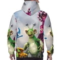 thumbnail image 6 of Lsque Pikmin Pattern Casual Men's Hoodie,Hooded Sweatshirt with Kangaroo Pocket,Pullover Hoodie-4X-Large, 6 of 8