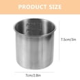 thumbnail image 4 of 2 Pcs Tasse à Mesurer Graduée en Acier Inoxydable Récipient à Mesurer, 4 of 8