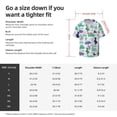 thumbnail image 5 of Goofa Dinosaur Printed Men's Casual Short-sleeved Shirt,Lightweight Breathable Button-down,Summer Casual men's top,Versatile Fashion shirt-4X-Large, 5 of 7