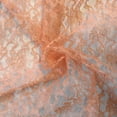 thumbnail image 2 of Raschel Lace Fabric 60" Wide Polyester French Floral by the yard (Peach), 2 of 3