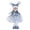 Blue, variant on STP GOODS Snow Girl Handmade Collectible Doll 15” (38 cm) Christmas Figurine Holiday Décor Xmas Standing Decoration Xmas Figure Doll Decoration, Gold and White