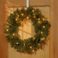 thumbnail image 2 of 24" Fir Wreath with Clear Lights, 2 of 5