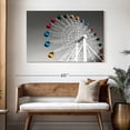 thumbnail image 3 of Elephant Stock Ferris Wheel Pop Wall Art - Horizontal Canvas Wall Art - Living Room Wall Decor - Decor Elements Canvas - Gray And White Decor - 48" x 32", 3 of 8