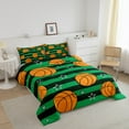 thumbnail image 3 of Erosebridal Sport Basketball Bedding King Comforter Set,Geometric Stripes Bedding Sets King with Comforter,Breathable Comforter Sets King Size,Stars Decor, 3 of 8