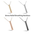 thumbnail image 2 of Breathing Necklace Adjustable Breathing Relieve Pressure Ornament Stainless Steel Decompression Jewelry, 2 of 4