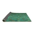 thumbnail image 2 of Ahgly Company Indoor Rectangle Southwestern Turquoise Blue Country Area Rugs, 8' x 12', 2 of 4