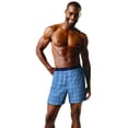 thumbnail image 2 of Hanes Men's Tagless Tartan Boxer with Exposed Waistband 5 5 Pack Tartan Plaid Small, 2 of 2