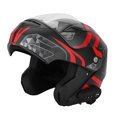 thumbnail image 4 of Motocicleta Casco Flip Up Anti Fog Dual Dual Dual Hands FM Radio FM Batteryl de 1200 Mah, 4 of 7