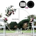 thumbnail image 4 of Columna de globo Soporte Redondo Festival Decoración del arco Soporte de arco Círculo Portátil Forma DIY DIY Diseño de la Navidad de la boda 100 cm tholdsy HA009978-01, 4 of 6