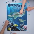 thumbnail image 3 of Sea Turtles, Vero Beach, Florida (1000 Piece Puzzle, Size 19x27, Challenging Jigsaw Puzzle for Adults and Family, Made in USA), 3 of 4