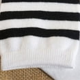 thumbnail image 3 of Kids Toddler Soccer Socks Knee High Tube Socks Three Stripes Cotton Cute Sport Stocking for Boys Girls, 3 of 5
