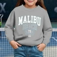 thumbnail image 2 of Zshosam Sweatshirts for Girls Unisex Toddlers and Babies' Crewneck Sweatshirts,Grey 6 Years, 2 of 4