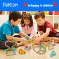 thumbnail image 4 of Feltom 28 piezas de regalos del día de San Valentín para niños  Wacky Tracks Fidget Toy Tarjetas de San Valentín para niños Finger Fidget juguete sensorial para aliviar el estrés  Premios de interca, 4 of 5