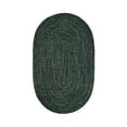 thumbnail image 1 of Better Trends BRCR4266DE 3.6 x 5.6 in. Chenille Reversible Rug - Emerald & Diluth Tweed, 1 of 1