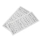 thumbnail image 4 of 2pcs Nail Art Sticker Letter Strip Water Transfer Nail Art Sticker Nail Decoration, 4 of 5