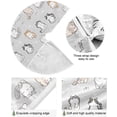 thumbnail image 2 of FMSHPON Cute Cat Xmas Christmas Tree Skirt Stand Mat for Holiday Party Decoration Indoor Outdoor 48 inches, 2 of 6