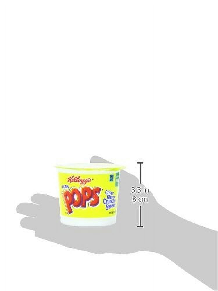 Kellogg’s Corn Pops Delicious Breakfast Cereal Cups,8 Vitamins and Minerals, Kids Snacks, Original, 1.5 oz,Grab and Go Convenience Cups (6 Pack)