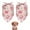 Strawberry Princess Pattern, variant on Dog Bandana 2 Pack,Strawberry Princess Pattern Bandanas for Dogs,Cat Bandana,Small/ Large Dog Bandana 2 Size,Dog Bandanas