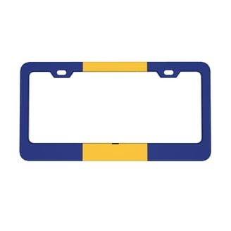 United Pacific Chrome Eagle Motorcycle License Plate Frame - Zinc Die Cast Black Frame For Bikes