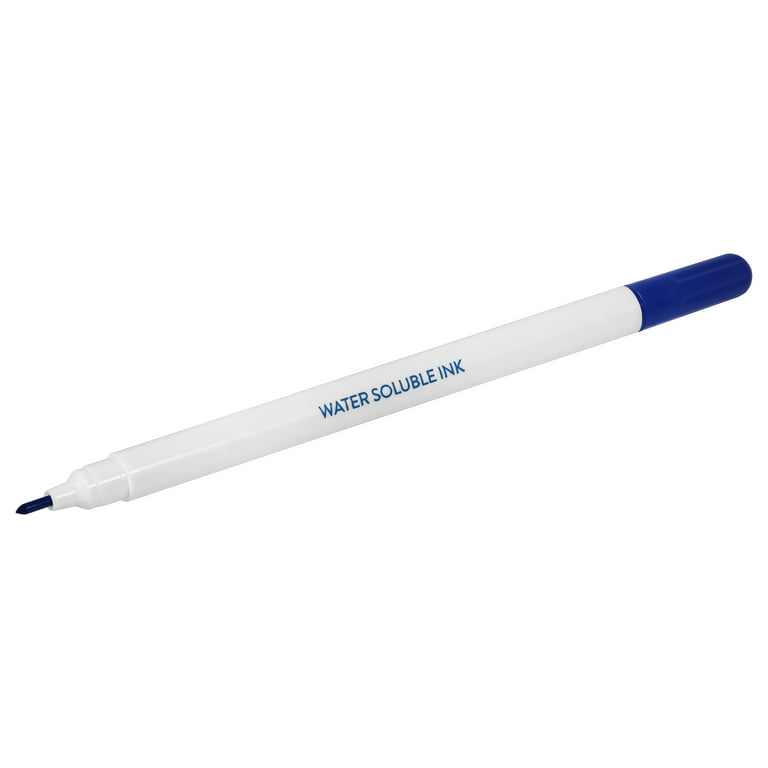 Hello Hobby Water-Soluble Blue Fabric Marking Pen (1 Count)