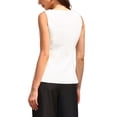 thumbnail image 3 of INSPIRE CHIC Women's Linen Waistcoat 2026 Square Neck Button Down Vest with Pockets S White, 3 of 5