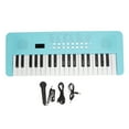 thumbnail image 2 of Teclado Electrónico De 37 Teclas, 200 Tonos, 200 Ritmos, 35 Demos, Piano Electrónico Compacto Y Portátil Con Micrófono Y Cable USB Para Principiantes Y Jugadores Experimentados, 2 of 7