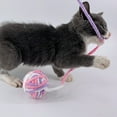 thumbnail image 3 of Necvior for Cat Ball with Bell Inside Colorful Yarn Balls with Built-in Bell Interactive Kitten Chasing Toy for Teething 1.97in, 3 of 10