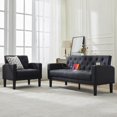 TYBOATLE Modern Living Room Sectional Sofa Sets 3 Pieces, MidCentury