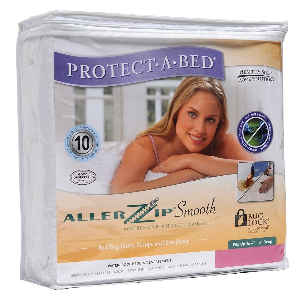 ProtectABed AllerZip Smooth Mattress Encasement, Full