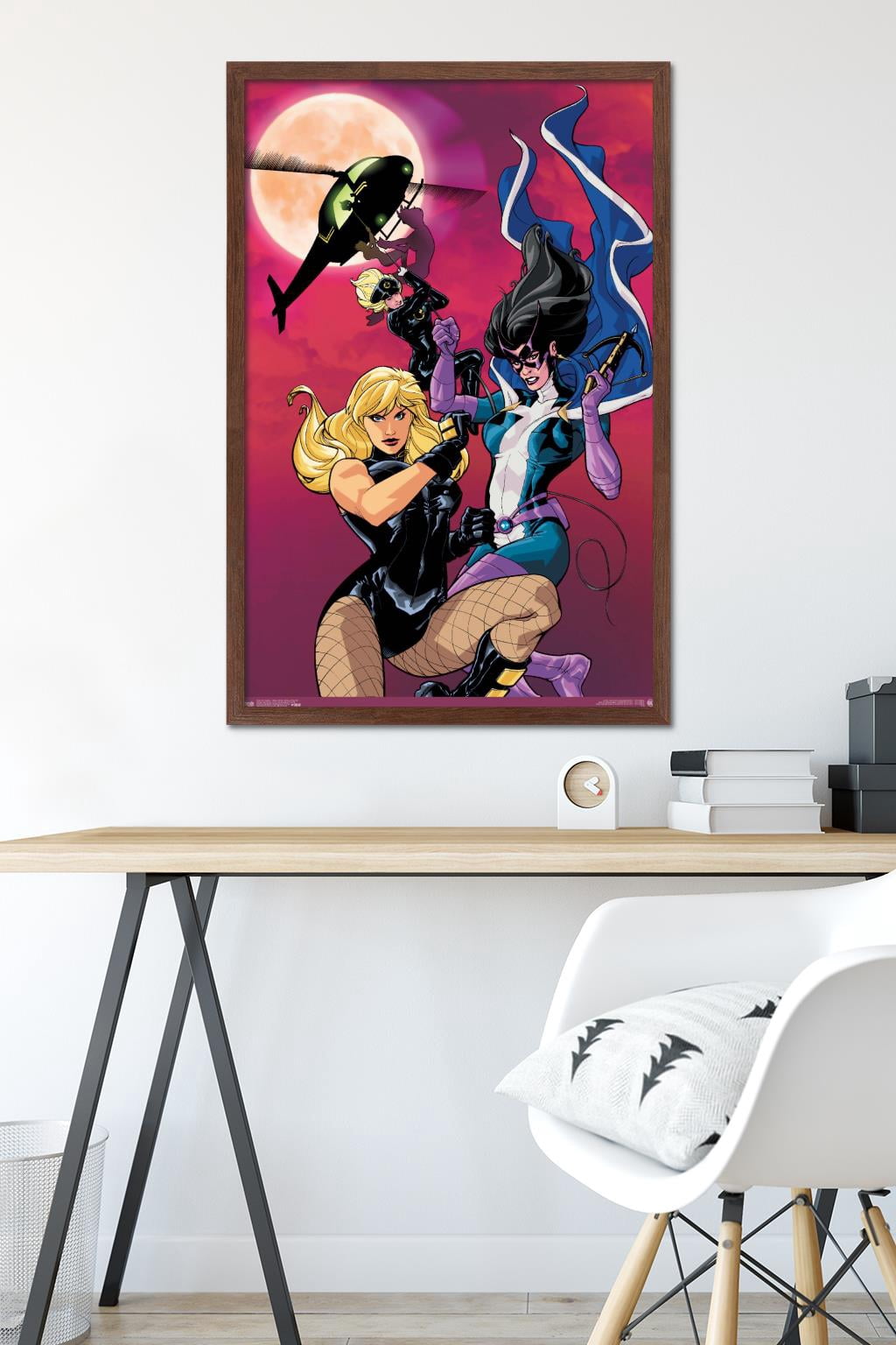 DC Comics - Birds of Prey - Birds of Prey #92 Wall Poster, 22.375" x 34", Framed