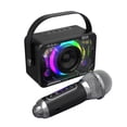 thumbnail image 1 of Altavoces Bluetooth Wireless Led Music Sync Ambiente Luz Portable Home Karaoke 1800Mah Altavoz Bluetooth con Micrófono Reproductor de Canto de Fiesta Interior / Exterior Altavoces Bluetooth Portátiles, 1 of 3