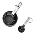 thumbnail image 2 of Measuring Cups And Spoons Set, 8 Piece Stackable Stainless Steel Handle Accurate Tablespoon For Measuring Dry And Liquid Ingredients Small Teaspoon Wi, 2 of 3