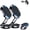2 Pcs Black, variant on Kicklo Phone Holder, Foldable 360 Degree Rotatable Magnetic Car Dashboard Mount with Suction Cup, Vent Phone Holder Stand for Any Model Phones, for Car Motorcycle Bike (Silver)