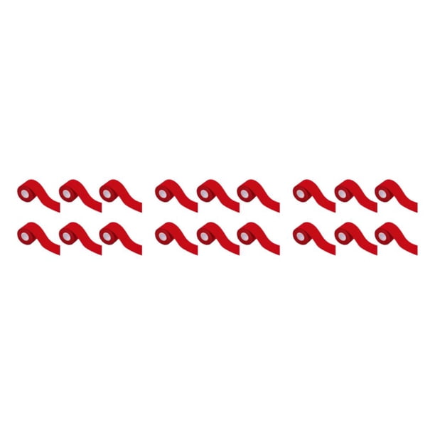Wosthever 6 rollos de cinta de kinesiología de para una protección muscular efectiva protección de los tobillos parche muscular rojo 3,8 cm * Type1 NO1
