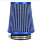 thumbnail image 3 of Kit de inducción de admisión de filtro de aire frío de alto flujo para automóvil, cono de malla de alta potencia azul, 3 of 12
