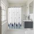thumbnail image 5 of Adjustable Curved Shower Curtain Rod - 304 Stainless Steel Rings Included-SinKeeU, 5 of 5