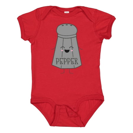 

Inktastic Cute Kawaii Pepper Shaker Gift Baby Boy or Baby Girl Bodysuit