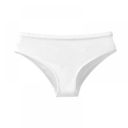 

Pretty Comy Women Seamless Cheeky Bikini Panties Ladies Invisible Breathable Lace Trim Briefs Soft Stretch Underwear