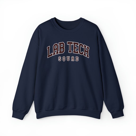 Lab Tech Squad Grad Sweatshirt, Gifts, Crewneck